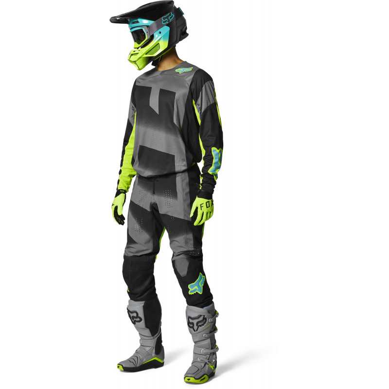 Tenue Fox 360 RKANE gris jaune