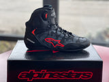 BOTTES ALPINESTARS FASTER-3 BLACK / GREY CAMO / RED FLUO