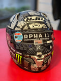 Casque intégral  HJC RPHA 11 CRUTCHLOW Monster Energy