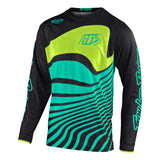 Tenue Cross Troy Lee designs GP Air Drift noir turquoise