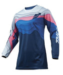 Tenue Motocross femme - Thor pulse S19W depths ocean Black/Corail