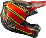 Casque TROY LEE DESIGNS SE5 Carbon Mips - Wings rouge