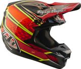 Casque TROY LEE DESIGNS SE5 Carbon Mips - Wings rouge
