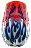 Casque TROY LEE DESIGNS SE5 Composite Mips - Overspray violet/blanc