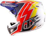 Casque TROY LEE DESIGNS SE5 Carbon Mips Boltz - Navy/blanc