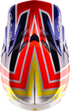 Casque TROY LEE DESIGNS SE5 Carbon Mips Boltz - Navy/blanc