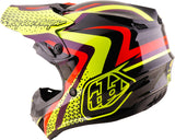 Casque enfant TROY LEE DESIGNS GP Pro Mips Slides - noir/jaune