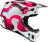 Casque FLY RACING Formula CC Vibe - blanc/rose/bleu
