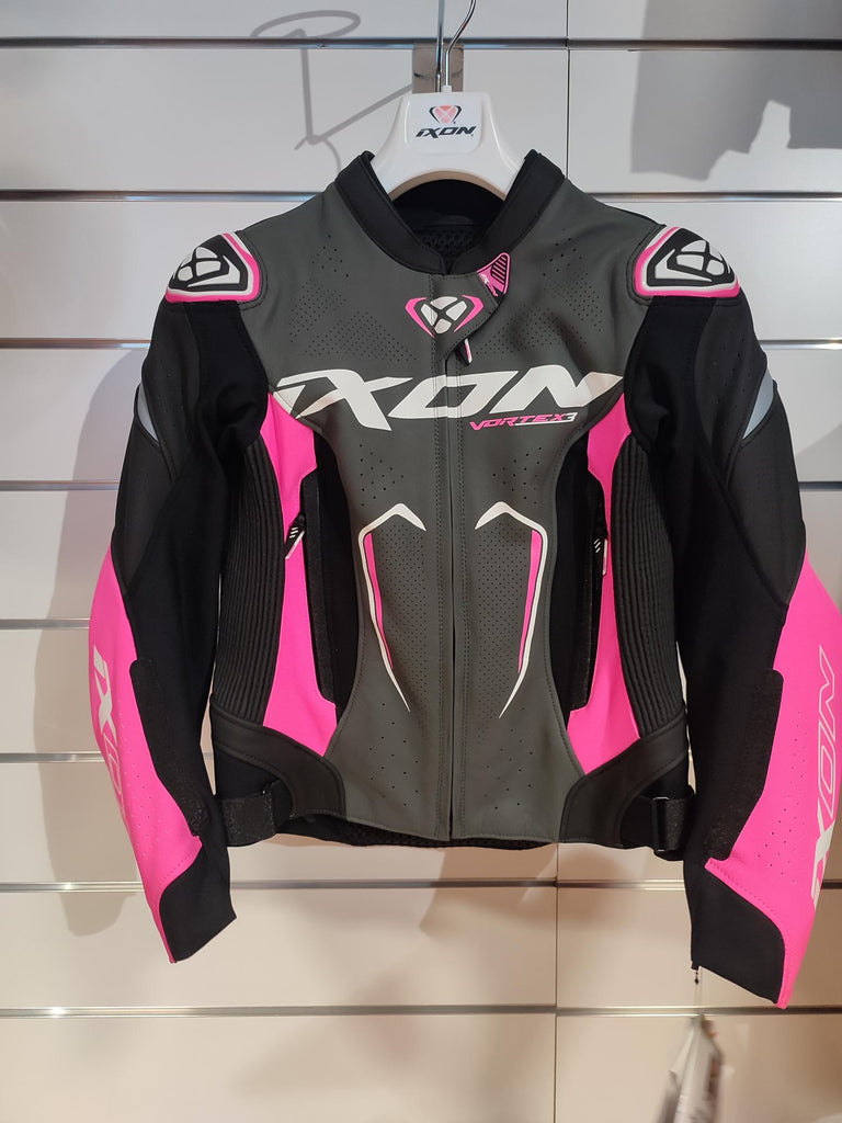 Blouson Ixon Manteau Moto Femme Usage Vortex Jacket Lady Black