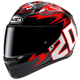 Casque HJC C10 MC1 Diablo Fabio Quartararo MASK Rouge Noir