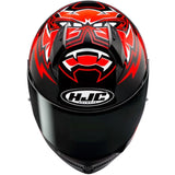 Casque HJC C10 MC1 Diablo Fabio Quartararo MASK Rouge Noir
