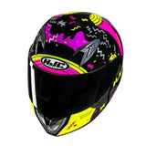 Casque HJC Y10 Mika Casque Enfant noir/rose