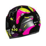 Casque HJC Y10 Mika Casque Enfant noir/rose