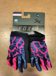 Gants FOX Motocross 180 Glove Rose/ Noir/ Bleu FILLE
