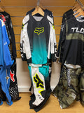 Tenue Fox 180 Leed Motocross Bleu ciel